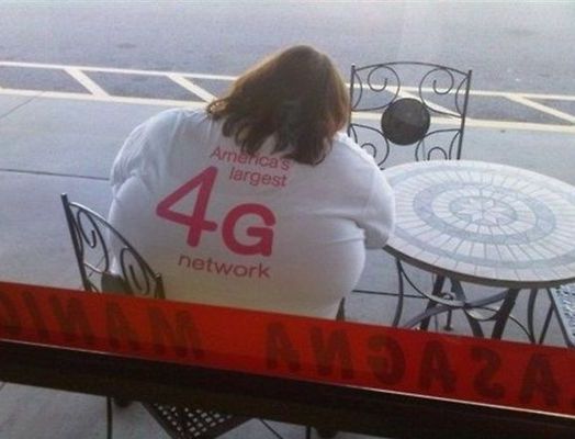 this bitch ate the 4g network...