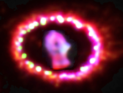 More supernova remnants, closer to stars death.