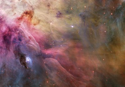 Abstract art found in the Orion nebula