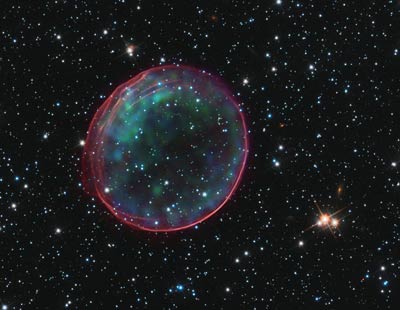 A X-ray view of a supernova remnant