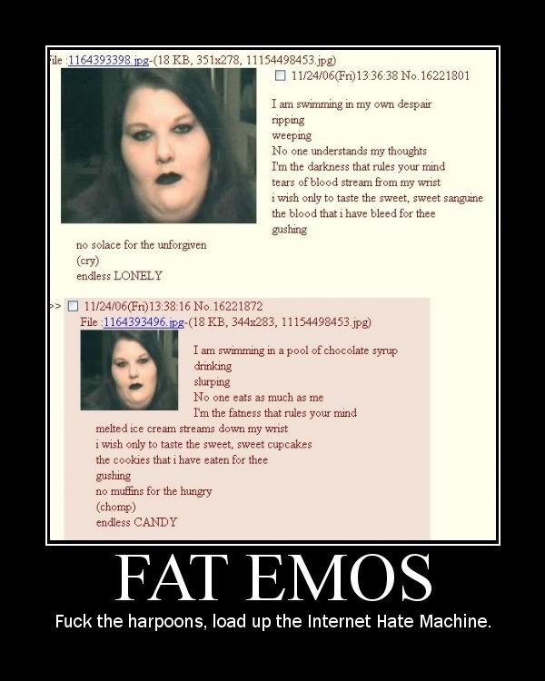 Why do emos always have to whine...