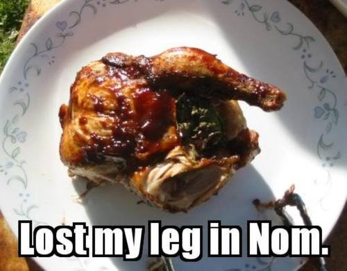 lost my leg in nom - Lostmy leg in Nom