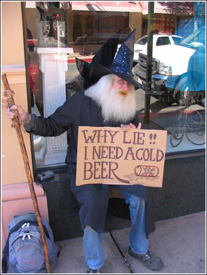 You Shall Not Pass! Without Giving him a beer!