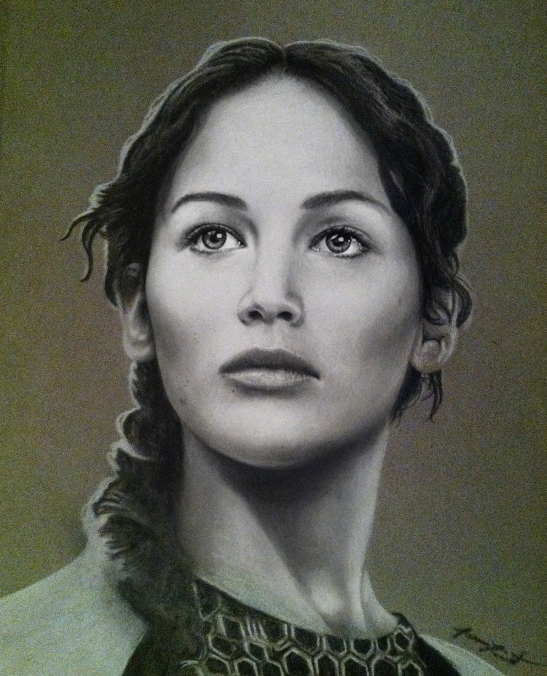 Jennifer Lawrence as Katniss Everdeen Artist: Jaron Priest
