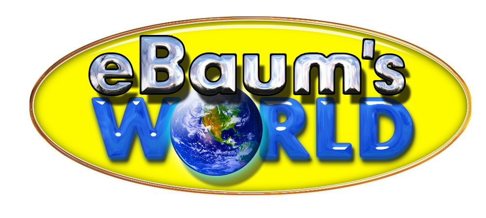 eBaum's Logo Yellow Glass