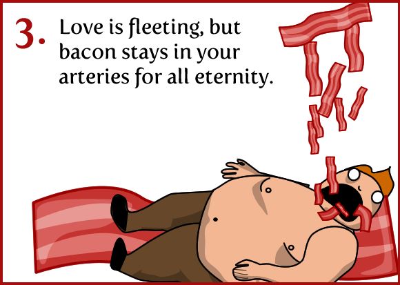 Why Bacon beats Love...