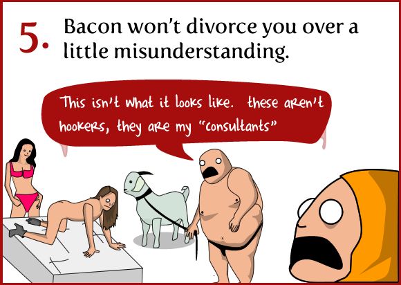 Why Bacon beats Love...