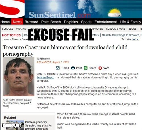 Child Porn and Cat Fail