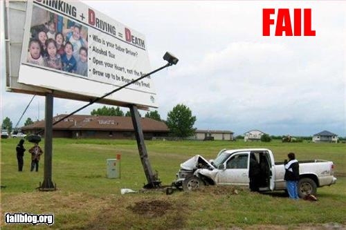 Drunk Driving Fail