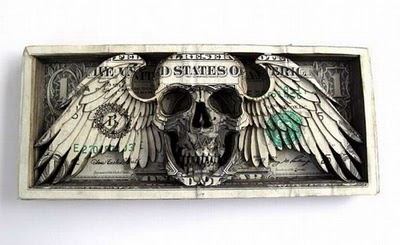 dollar bill art scott campbell tattoo - O D States O In 6700