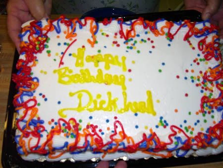 Dickhead Cake...