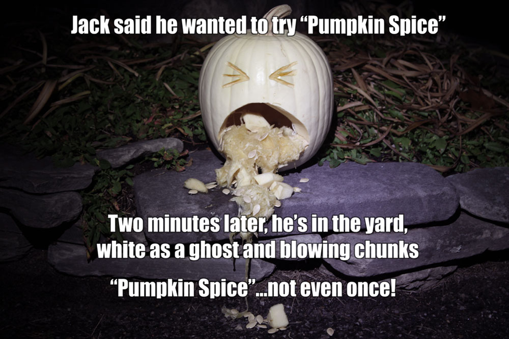 Pumpkin Spice...not even once!