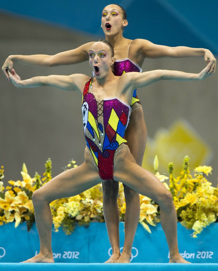Olympic Godzilla and her partner