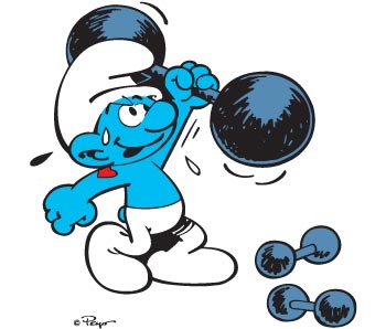 The Smurfs cartoon - Hefty Smurf