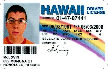 the id from superbad mclovin