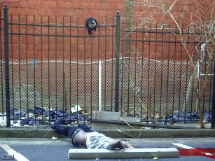 Decapitated while running from the police