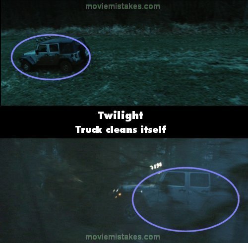 Twilight Movie Mistakes