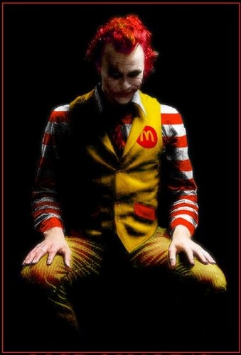 if mcdonald's mascot was the joker