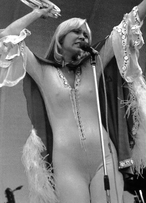 ABBA'S Agnetha Faltskog.