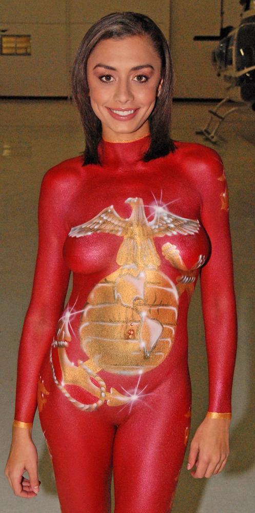 Body Painting, military style