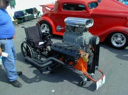 V8 wheelchair.