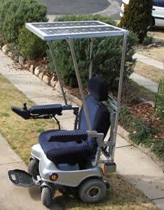 Solar wheelchair....LOL