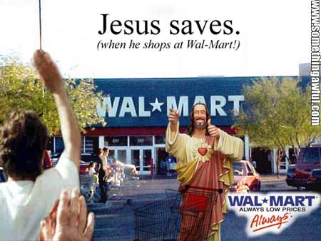 Buddy Christ and Walmart