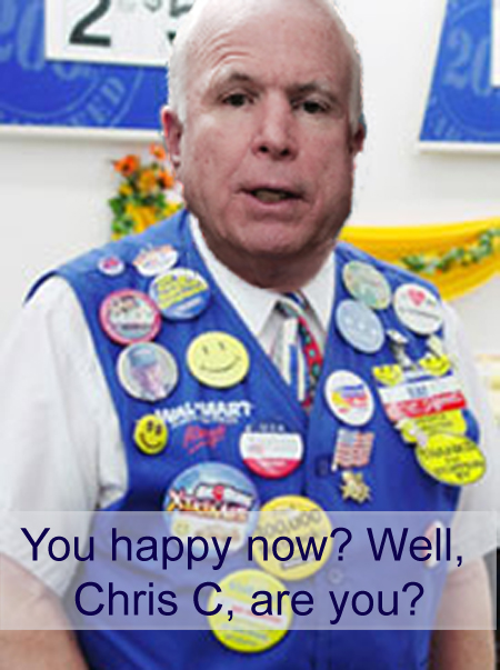 McCain's new job