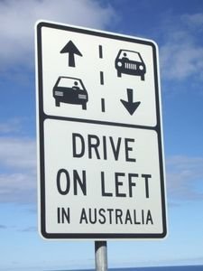 Drive On Left In Australia
