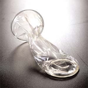 Female condom....