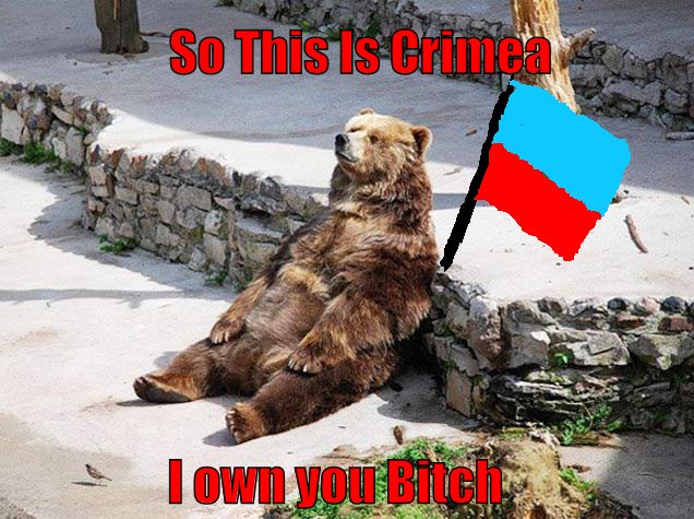 The Bear Owns Crimea