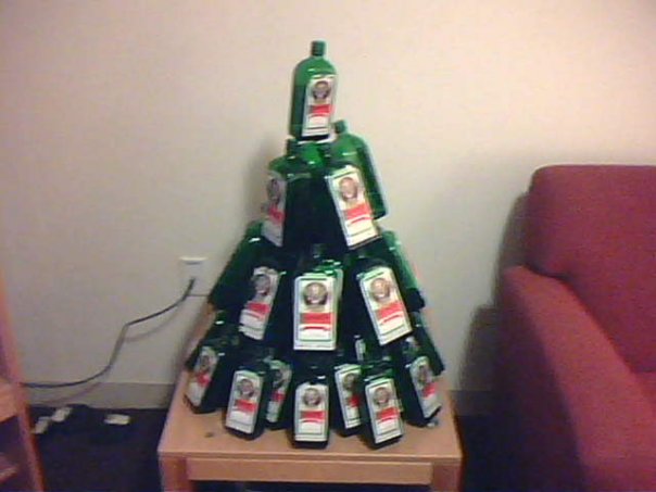 Jager Bottle Christmas Tree