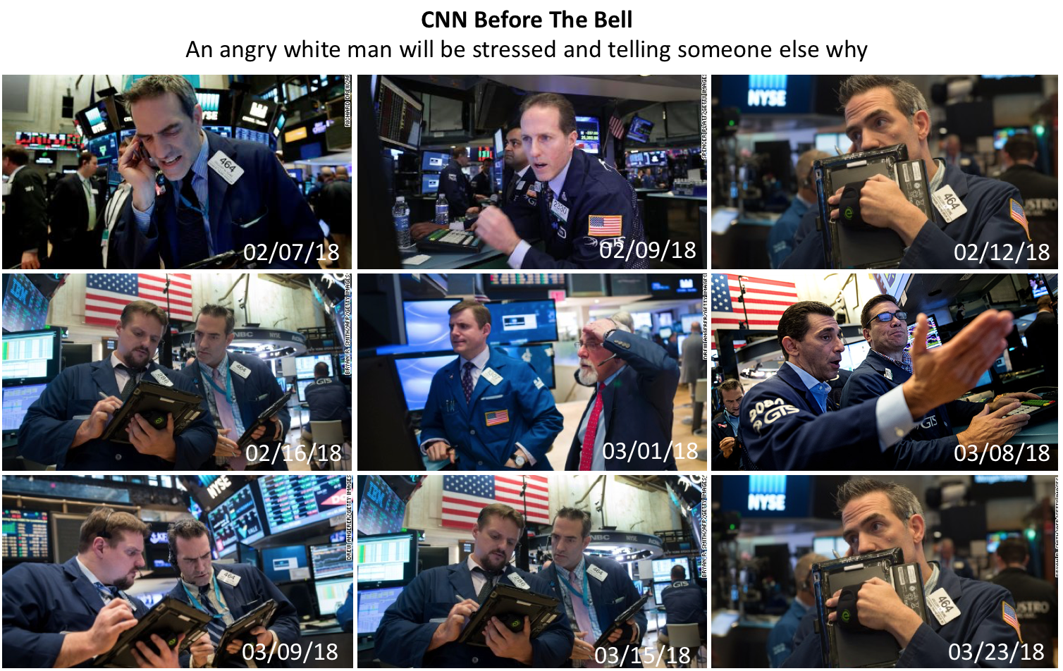 Noticed CNN Before the Bell does not practice diversity.