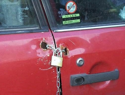 redneck car security