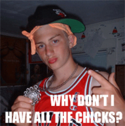 white guy wanna be black - Why Don'T Have All The Chicks?
