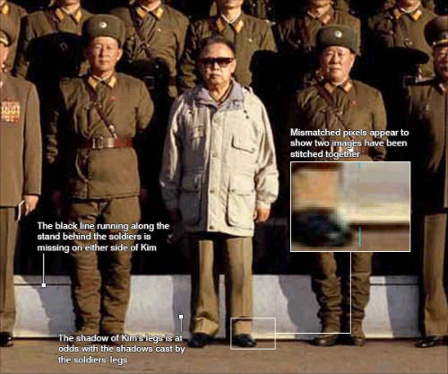 Kim Jong Il fake picture
