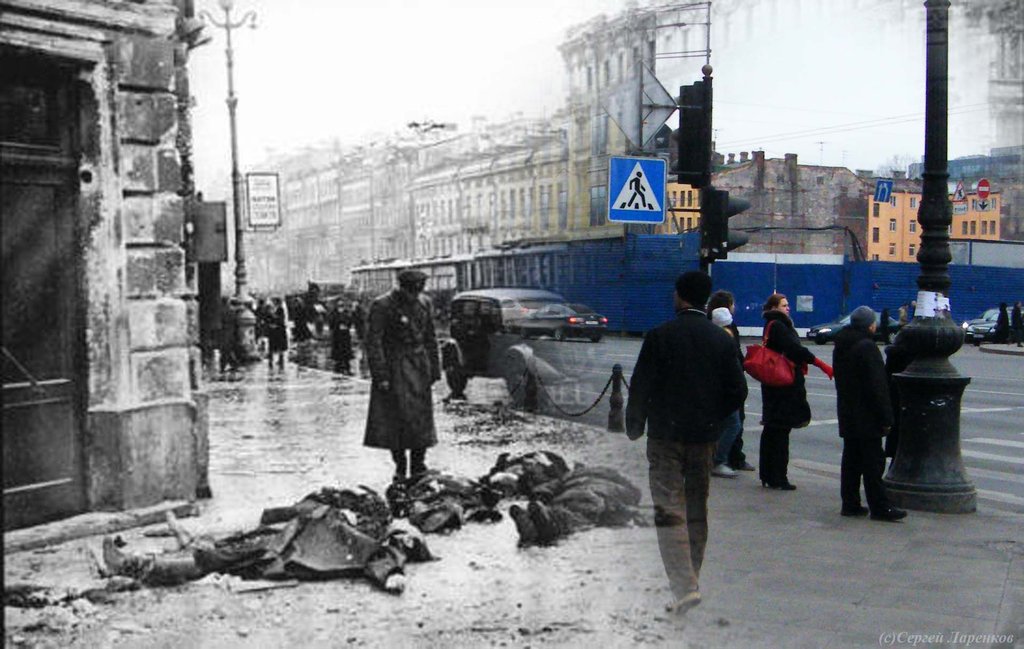 Cool Then and Now Superimposed WWII Pictures