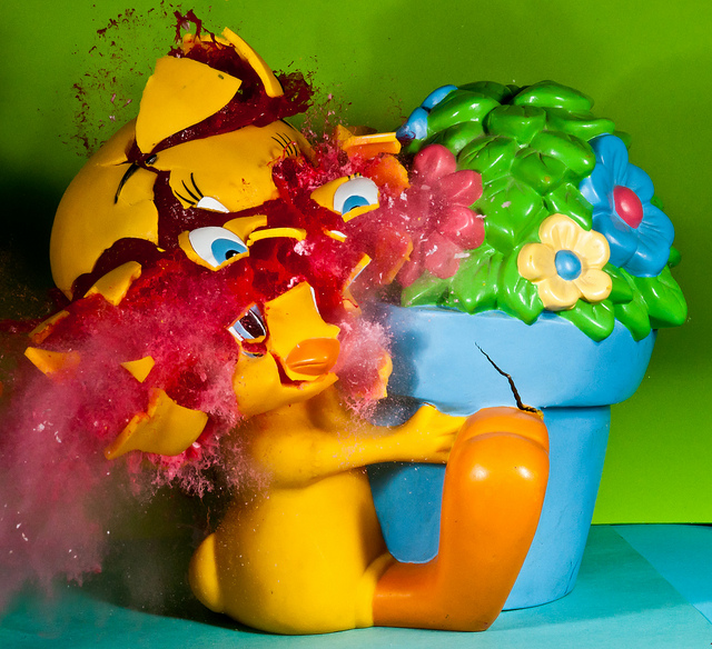 Exploding Objects Photography