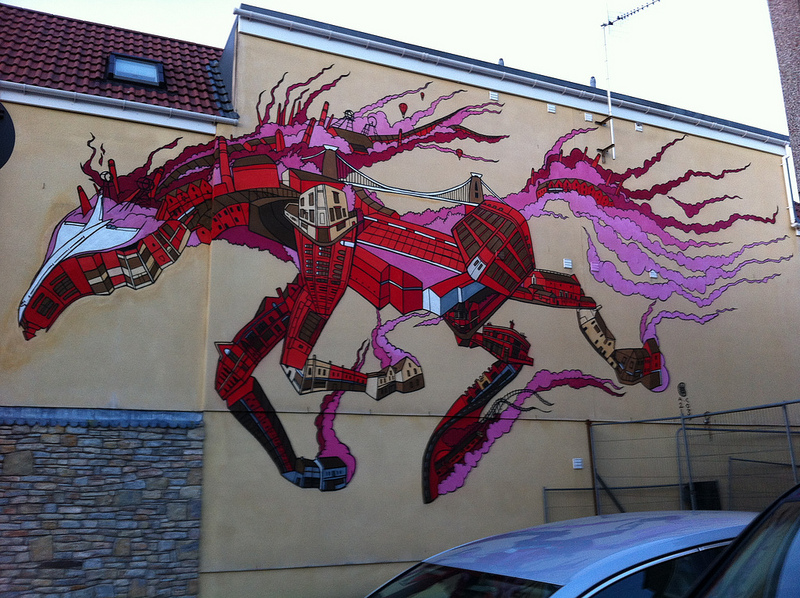 awesome pics - art on a wall