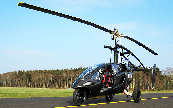In 2014, people will travel in heli-cars.