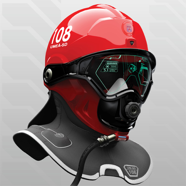 prototype firefighter helmet