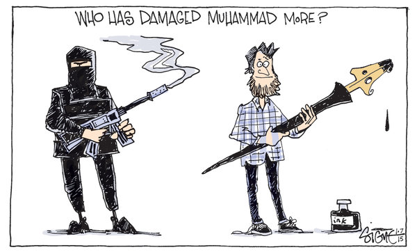 21 Cartoonists' Reactions to Charlie Hebdo Shooting