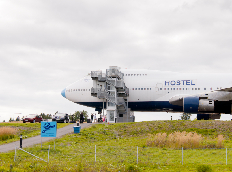 Jumbo Jet Converted Into A Hostel