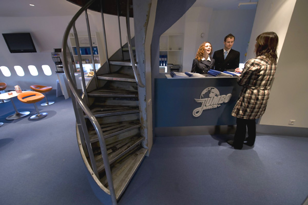 Jumbo Jet Converted Into A Hostel