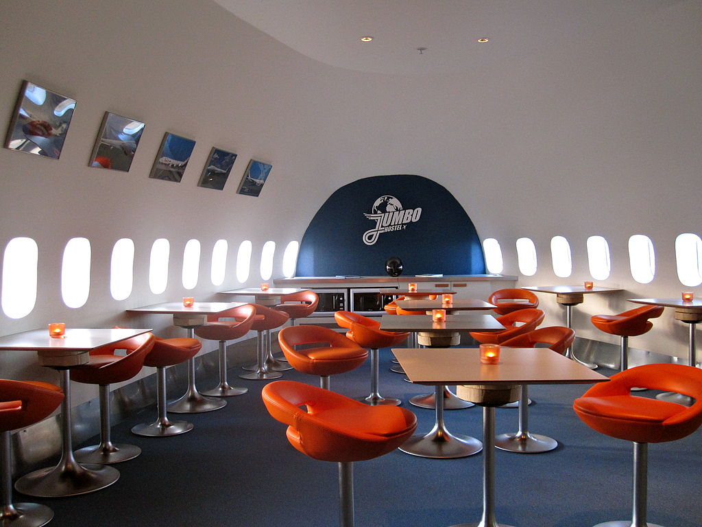 Jumbo Jet Converted Into A Hostel