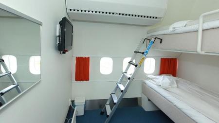 Jumbo Jet Converted Into A Hostel