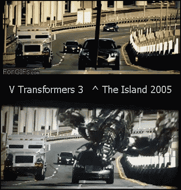 Recycled and re-used footage in famous movies