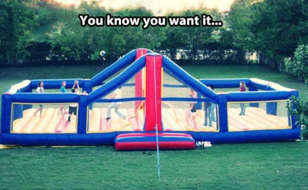 fun volleyball court - You know you want it...