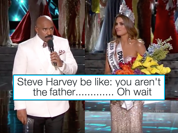 Twitter reacts to Harvey's blunder on Miss Universe