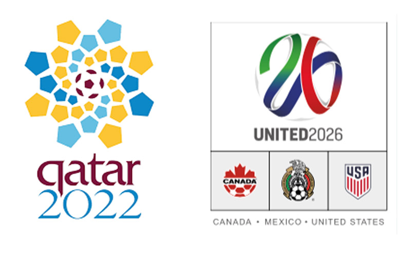 Where are the next two world cups?

The first one will be in Qatar, then North America (USA, Mexico, Canada combined).